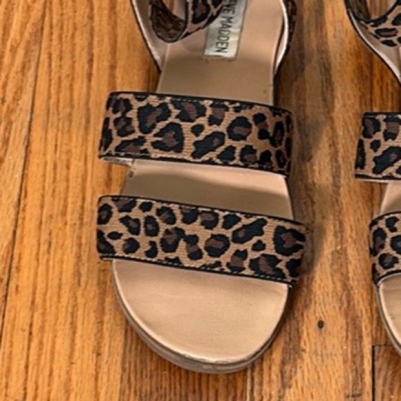 Steve Madden Effie Sandal cheetah Leopard print size 7.5 - Picture 7 of 8